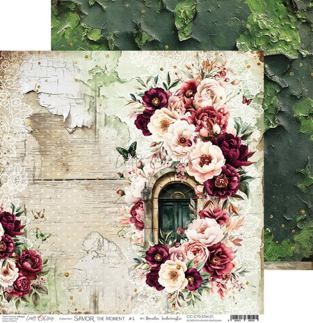 Craft O'Clock Savor The Moment 12x12 Inch Paper Set (CC-C70-STM-00) Craft O'Clock Savor The Moment 12x12 Inch Paper Set (CC-C70-STM-00)