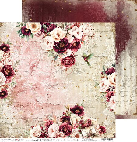 Craft O'Clock Savor The Moment 12x12 Inch Paper Set (CC-C70-STM-00) Craft O'Clock Savor The Moment 12x12 Inch Paper Set (CC-C70-STM-00)