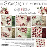 Craft O'Clock Savor The Moment 8x8 Inch Paper Set (CC-C70-STM-07)
