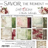 Craft O'Clock Savor The Moment 8x8 Inch Basic Papers Set (CC-C70-STM-08)