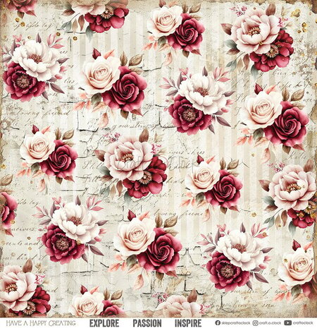 Craft O'Clock Savor The Moment 6x6 Inch Paper Set (CC-C70-STM-10) Craft O'Clock Savor The Moment 6x6 Inch Paper Set (CC-C70-STM-10)