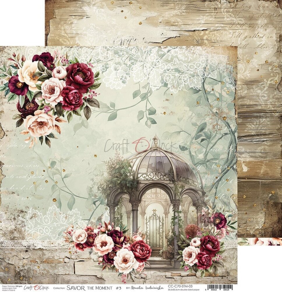 Craft O'Clock Savor The Moment 6x6 Inch Paper Set (CC-C70-STM-10) Craft O'Clock Savor The Moment 6x6 Inch Paper Set (CC-C70-STM-10)