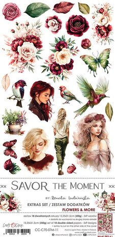 Craft O'Clock Savor The Moment Extras Set Flowers & More (CC-C70-STM-11)