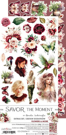 Craft O'Clock Savor The Moment Extras Set Flowers & More (CC-C70-STM-11)