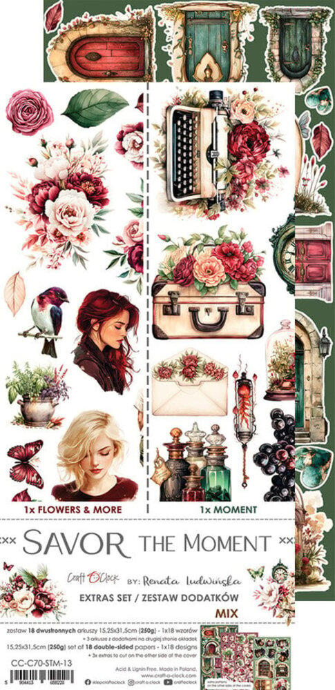 Craft O'Clock Savor The Moment Extras Set Mix (CC-C70-STM-13)