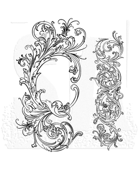 Stampers Anonymous Cling Stamps Fabulous Flourishes (CMS070) Stampers Anonymous Cling Stamps Fabulous Flourishes (CMS070)