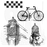 Stampers Anonymous Cling Stamps Pen And Pencil (CMS072)