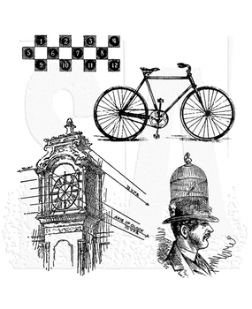 Stampers Anonymous Cling Stamps Pen And Pencil (CMS072) Stampers Anonymous Cling Stamps Pen And Pencil (CMS072)