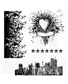 Stampers Anonymous Cling Stamps Rockstar (CMS073)