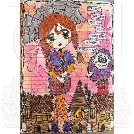 Ranger Dylusions It's Not Tuesday Cling Stamps (DYR10021) Ranger Dylusions It's Not Tuesday Cling Stamps (DYR10021)