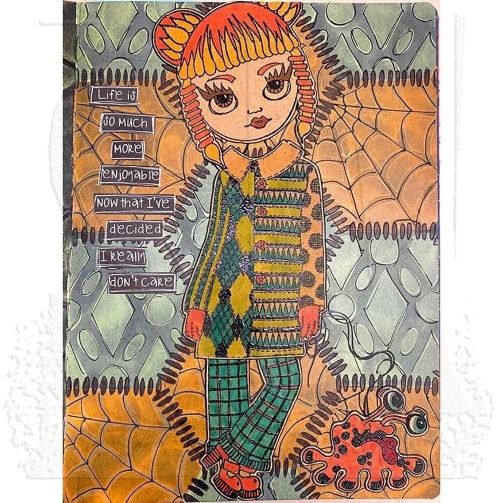 Ranger Dylusions Maybe Thursday Cling Stamps (DYR10023) Ranger Dylusions Maybe Thursday Cling Stamps (DYR10023)