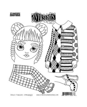 Ranger Dylusions Maybe Thursday Cling Stamps (DYR10023) Ranger Dylusions Maybe Thursday Cling Stamps (DYR10023)