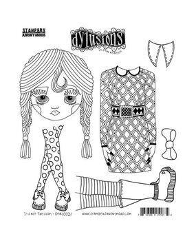 Ranger Dylusions It's Not Tuesday Cling Stamps (DYR10021) Ranger Dylusions It's Not Tuesday Cling Stamps (DYR10021)