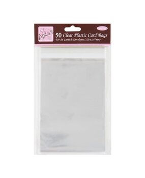 Anita's Clear Plastic Card Bags A6 (50pk) (ANT 1651000)