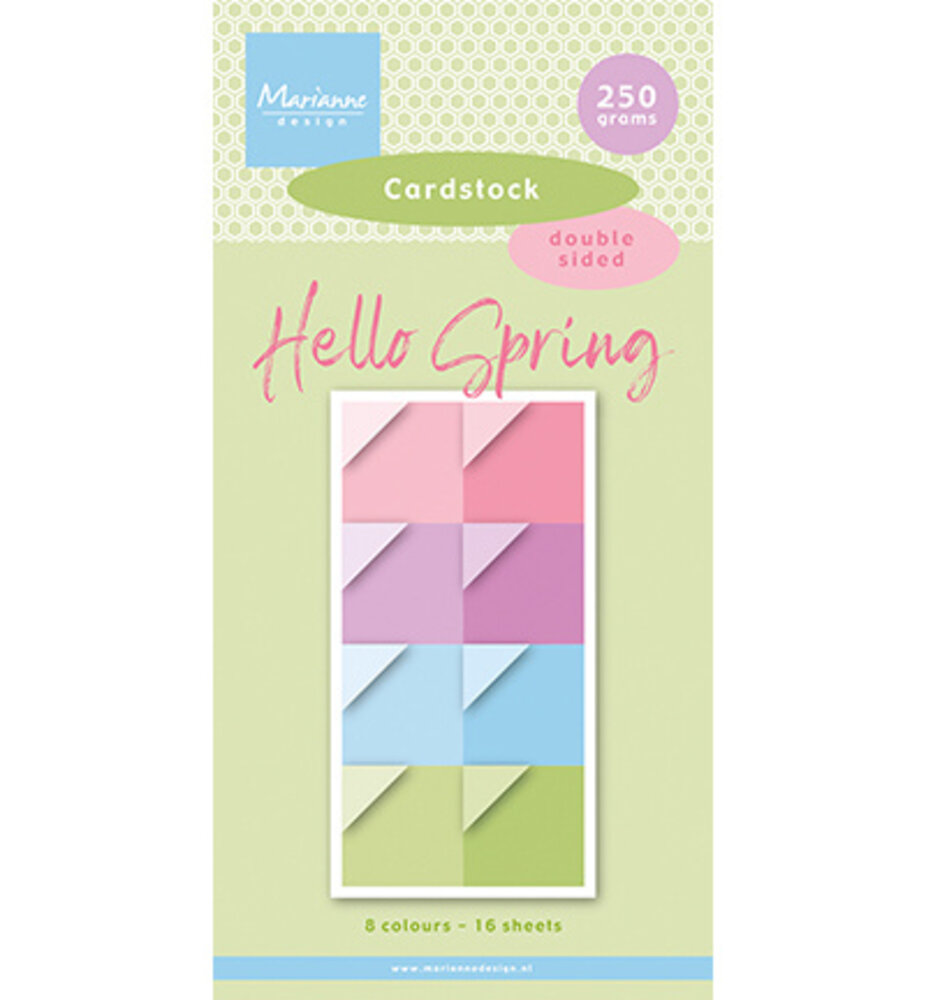 Marianne Design Hello Spring 15x30cm Cardstock (PK9200)