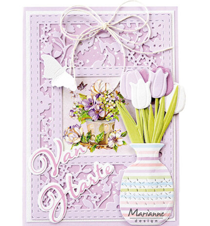 Marianne Design Creatables Rectangle Flowers (LR0888) Marianne Design Creatables Rectangle Flowers (LR0888)