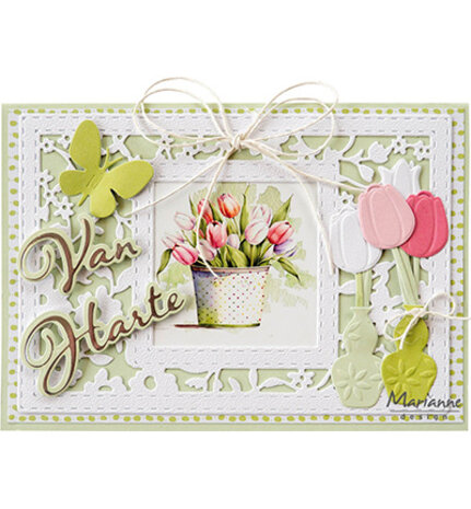 Marianne Design Creatables Rectangle Flowers (LR0888) Marianne Design Creatables Rectangle Flowers (LR0888)