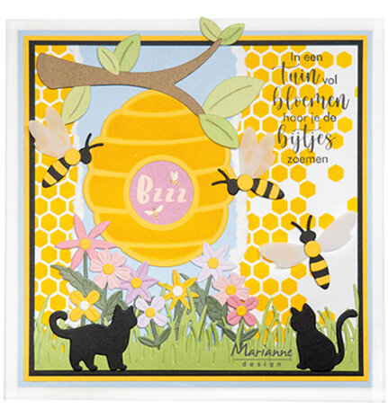 Marianne Design Craftables Bees by Marleen (CR1680)