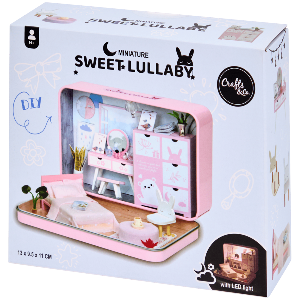 Crafts & Co. DIY Miniature Room in a Tin Sweet Lullaby (3010093) Crafts & Co. DIY Miniature Room in a Tin Sweet Lullaby (3010093)