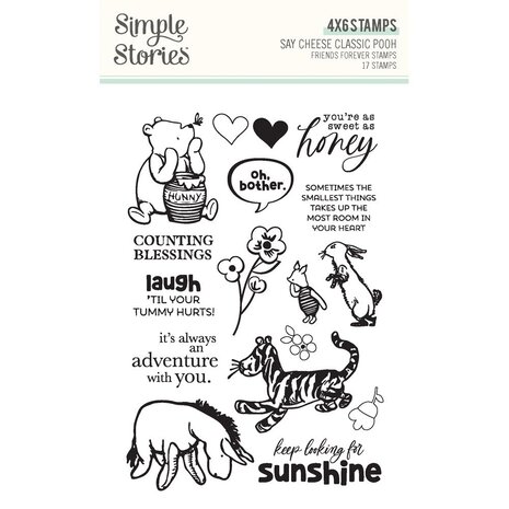 Simple Stories Say Cheese Classic Pooh Friends Forever Stamps (23917) Simple Stories Say Cheese Classic Pooh Friends Forever Stamps (23917)