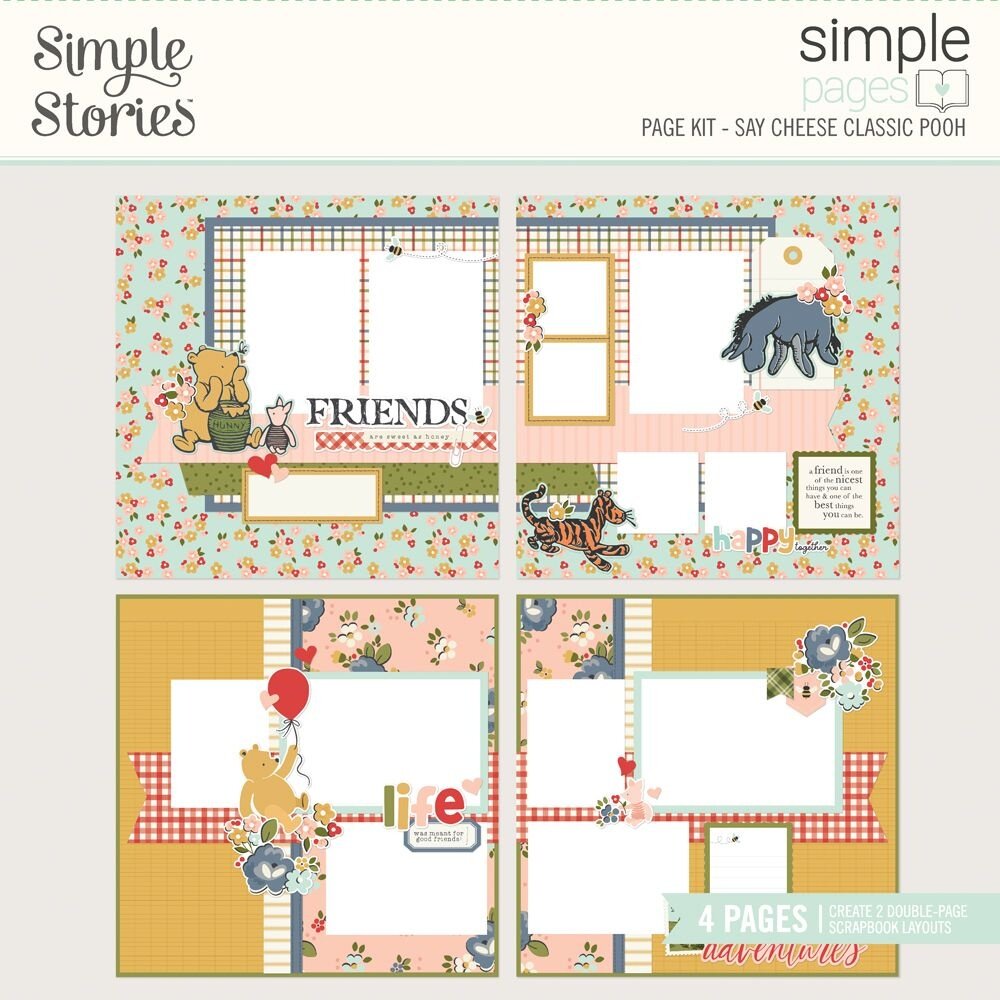 Simple Stories Say Cheese Classic Pooh Simple Pages Kit (23933)