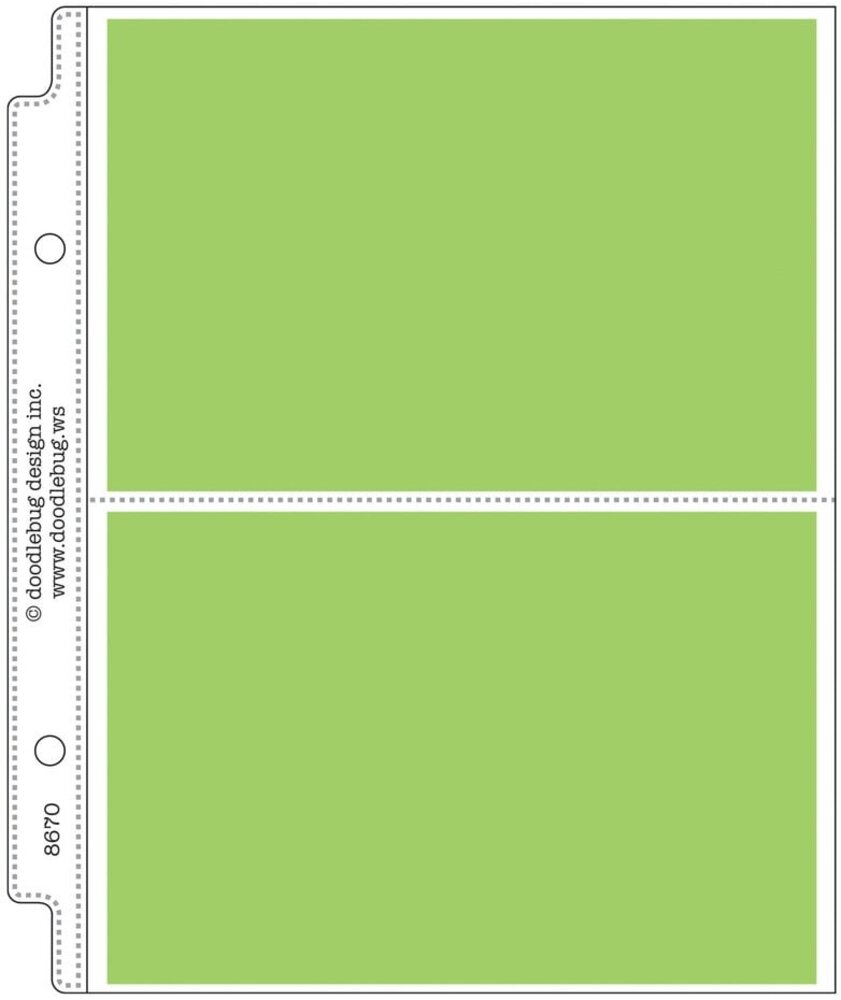 Doodlebug Design Inc. Mini Album 4x6 Inch Photo Protectors (2pcs) (8670) Doodlebug Design Inc. Mini Album 4x6 Inch Photo Protectors (2pcs) (8670)