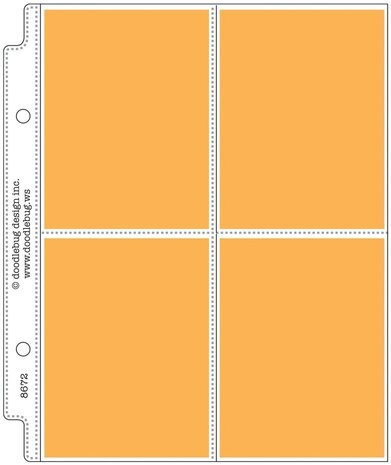 Doodlebug Design Inc. Mini Album 3x4 Inch Protectors (2pcs) (8672) Doodlebug Design Inc. Mini Album 3x4 Inch Protectors (2pcs) (8672)