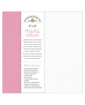 Doodlebug Design Inc. Cupcake 6x8 Inch Mini Album (8479) Doodlebug Design Inc. Cupcake 6x8 Inch Mini Album (8479)