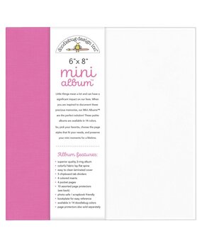Doodlebug Design Inc. Bubblegum 6x8 Inch Mini Album (8480) Doodlebug Design Inc. Bubblegum 6x8 Inch Mini Album (8480)
