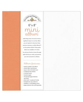 Doodlebug Design Inc. Coral 6x8 Inch Mini Album (8482) Doodlebug Design Inc. Coral 6x8 Inch Mini Album (8482)