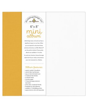 Doodlebug Design Inc. Tangerine 6x8 Inch Mini Album (8483) Doodlebug Design Inc. Tangerine 6x8 Inch Mini Album (8483)