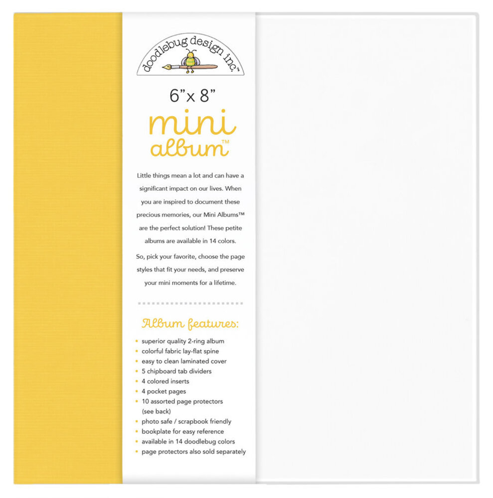 Doodlebug Design Inc. Bumblebee 6x8 Inch Mini Album (8484)