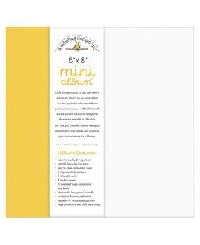 Doodlebug Design Inc. Bumblebee 6x8 Inch Mini Album (8484) Doodlebug Design Inc. Bumblebee 6x8 Inch Mini Album (8484)