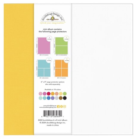 Doodlebug Design Inc. Bumblebee 6x8 Inch Mini Album (8484)