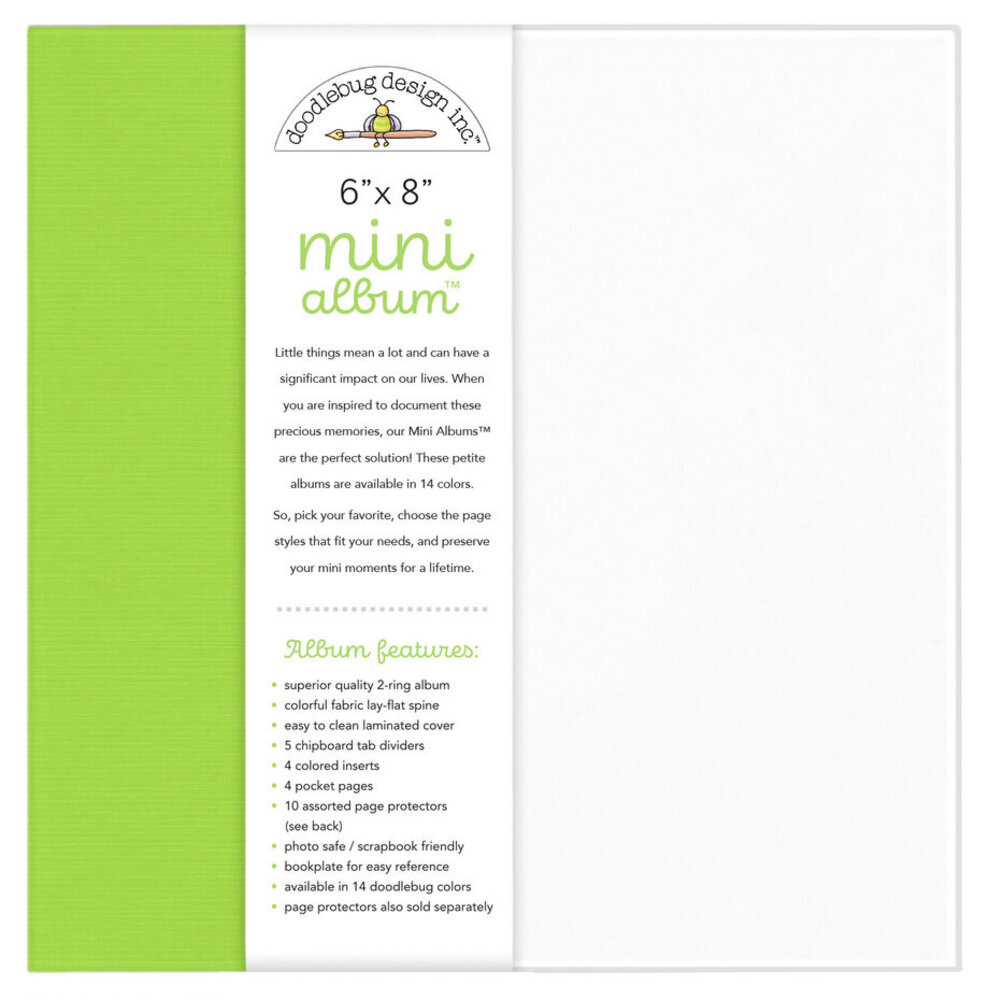 Doodlebug Design Inc. Limeade 6x8 Inch Mini Album (8485)