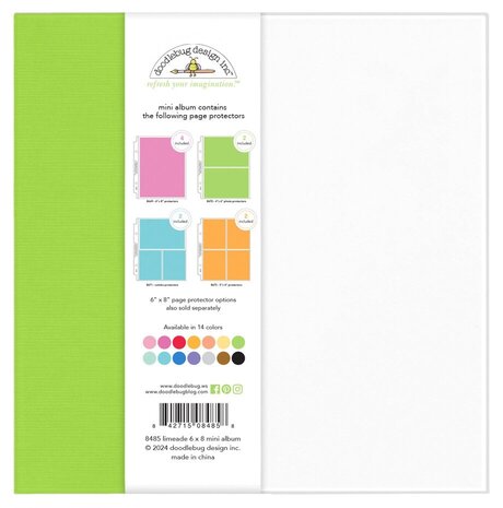 Doodlebug Design Inc. Limeade 6x8 Inch Mini Album (8485)