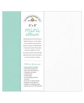Doodlebug Design Inc. Mint 6x8 Inch Mini Album (8486) Doodlebug Design Inc. Mint 6x8 Inch Mini Album (8486)