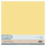 Card Deco Linen Cardstock Soft Yellow 10 Vel 30,5x30,5 cm (LKK-SC101)