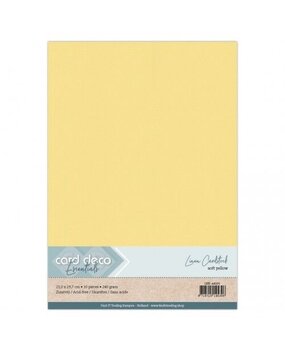 Card Deco Linen Cardstock Soft Yellow 10 Vel A4 (LKK-A4101) Card Deco Linen Cardstock Soft Yellow 10 Vel A4 (LKK-A4101)