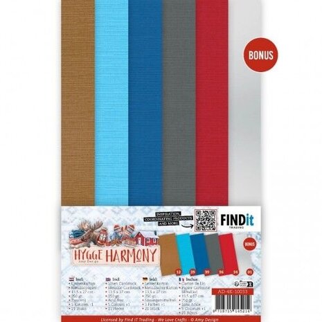 Amy Design Hygge Harmony 4K Linen Cardstock Pack (AD-4K-10033) Amy Design Hygge Harmony 4K Linen Cardstock Pack (AD-4K-10033)