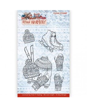 Amy Design Hygge Harmony Clear Stamp Set Winter Sports (ADCS10089) Amy Design Hygge Harmony Clear Stamp Set Winter Sports (ADCS10089)
