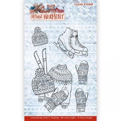 Amy Design Hygge Harmony Clear Stamp Set Winter Sports (ADCS10089) Amy Design Hygge Harmony Clear Stamp Set Winter Sports (ADCS10089)