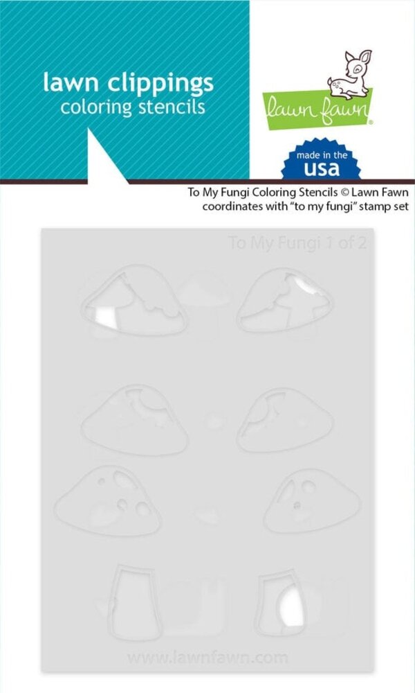 Lawn Fawn To My Fungi Stencils (LF3607) Lawn Fawn To My Fungi Stencils (LF3607)