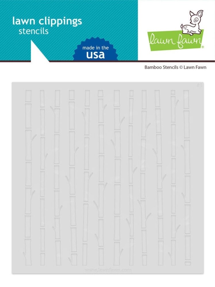 Lawn Fawn Bamboo Stencils (LF3621)