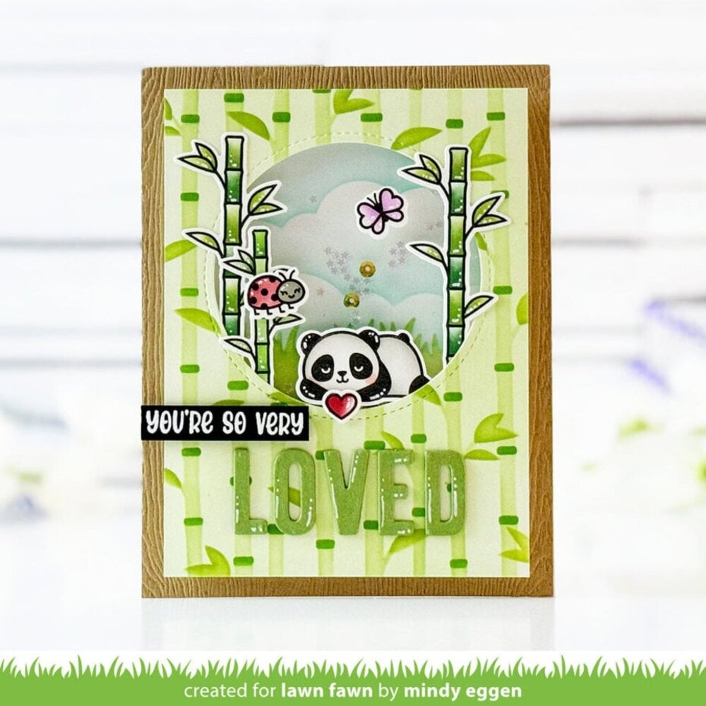 Lawn Fawn Bamboo Stencils (LF3621)