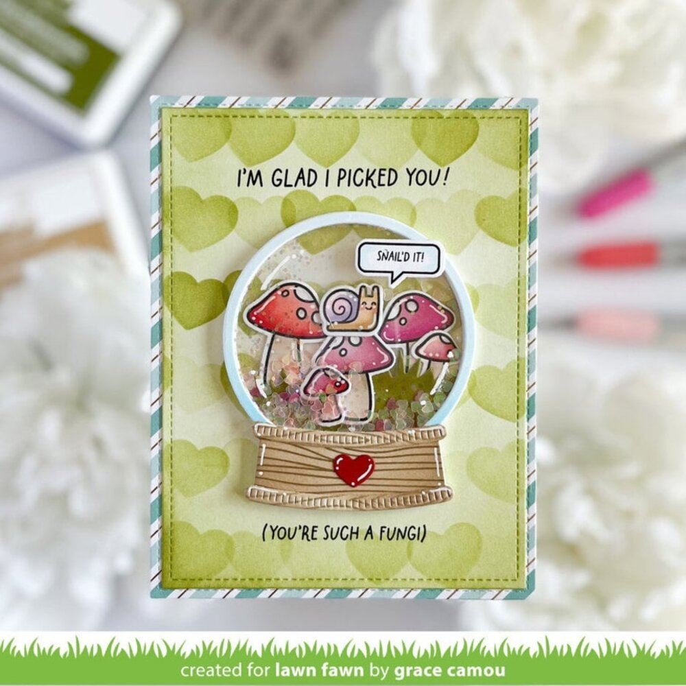 Lawn Fawn Layered Hearts Background Stencils (LF3623)