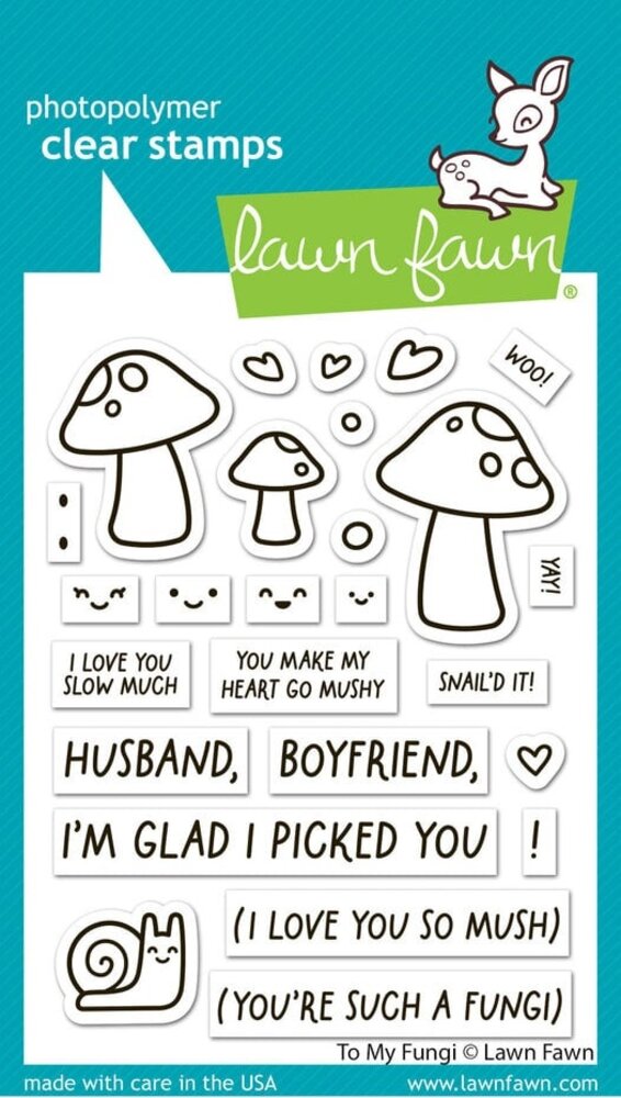 Lawn Fawn To My Fungi Clear Stamps (LF3310) Lawn Fawn To My Fungi Clear Stamps (LF3310)