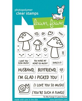 Lawn Fawn To My Fungi Clear Stamps (LF3310) Lawn Fawn To My Fungi Clear Stamps (LF3310)