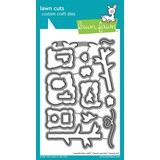 Lawn Fawn I Heart Pandas Dies (LF3597)