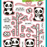 Lawn Fawn I Heart Pandas Dies (LF3597) Lawn Fawn I Heart Pandas Dies (LF3597)